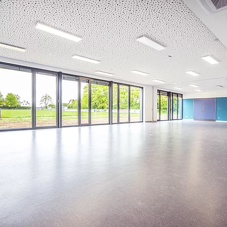 Innenraum im Sport- und Kulturzentrum